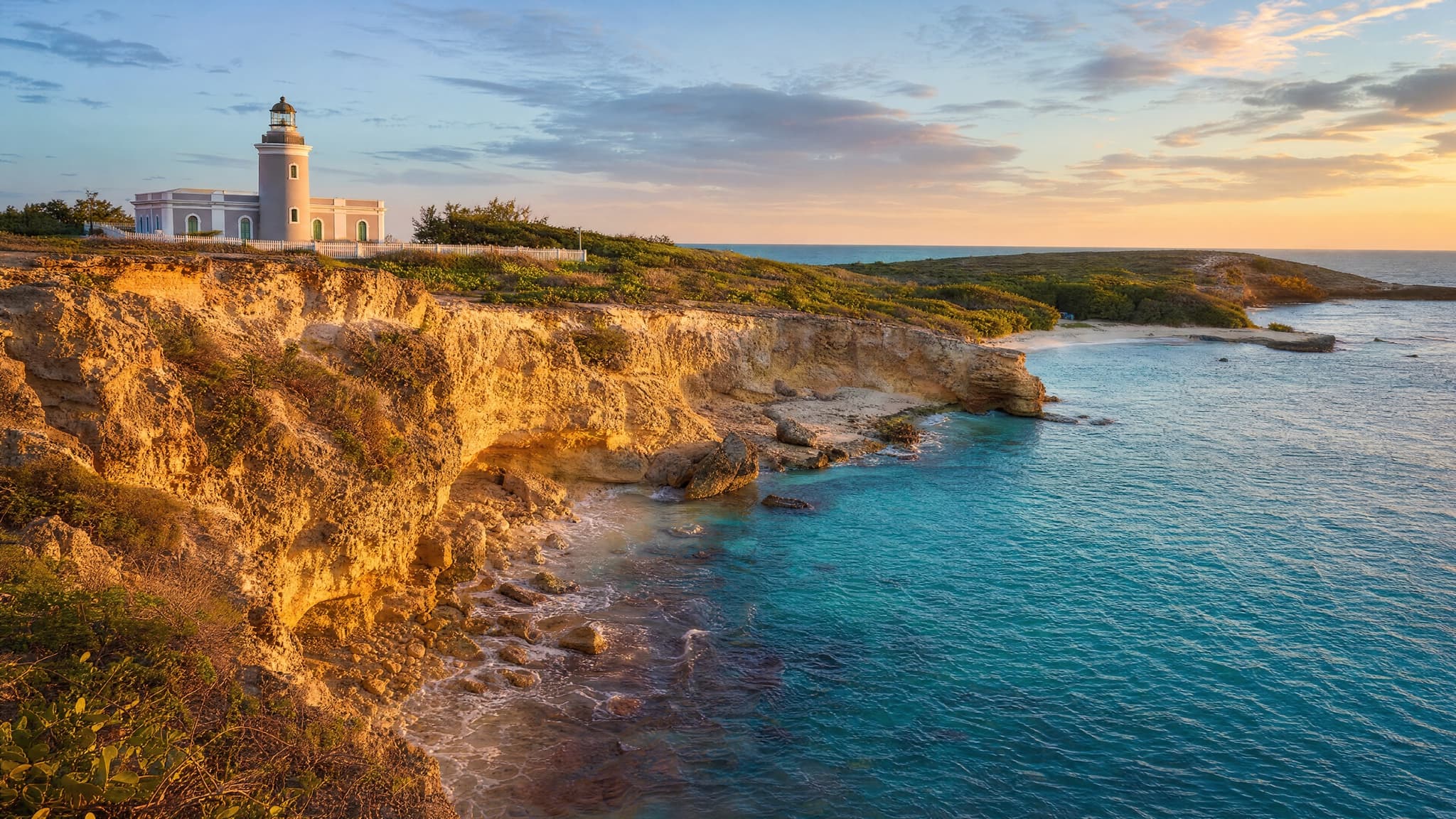 Playa Sucia (La Playuela) beach in Puerto Rico. dramatic
