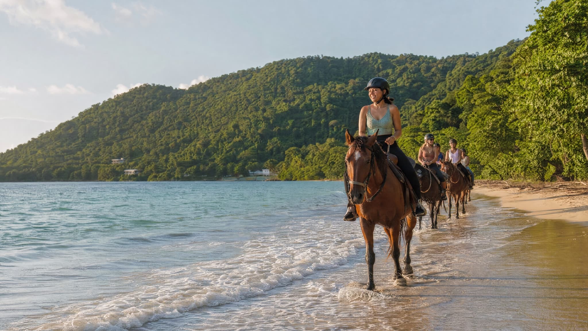 Luquillo Beach Horseback Ride from Carabali Rainforest Park