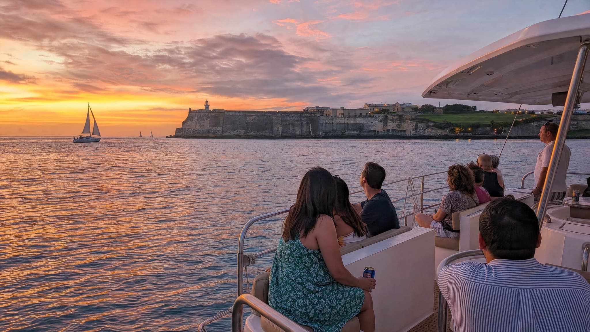 San Juan Sunset Harbor Boat Ride