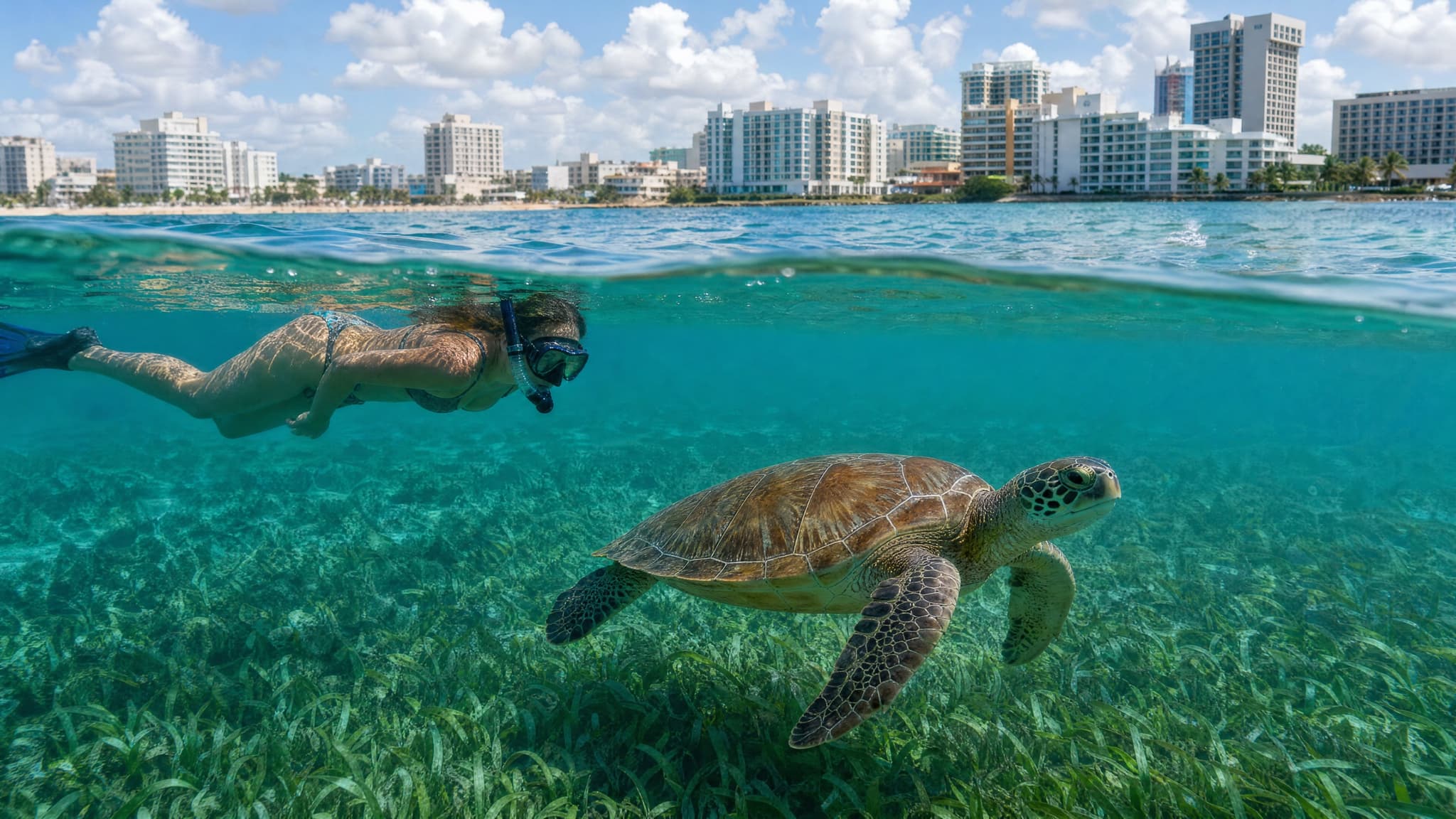 Guided Turtle Snorkel Tour, Condado