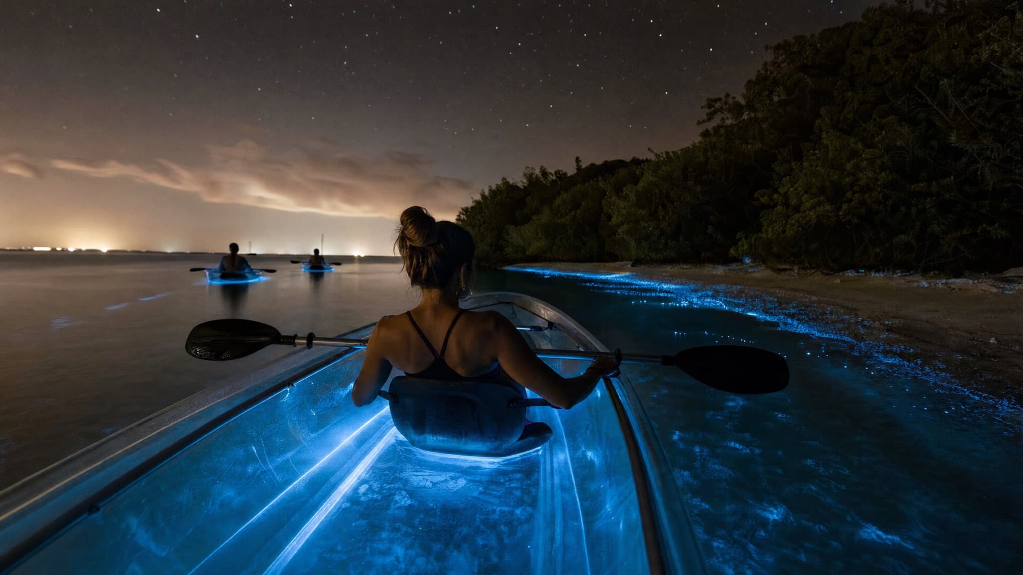 Bio Bay Clear Canoe Tour, Vieques